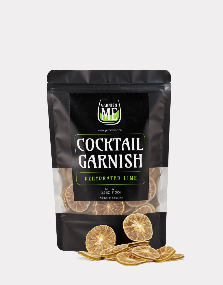 3.5 Oz Dried Lime slices - Perfect for Cocktails & Garnishing ( 90+ Slices )