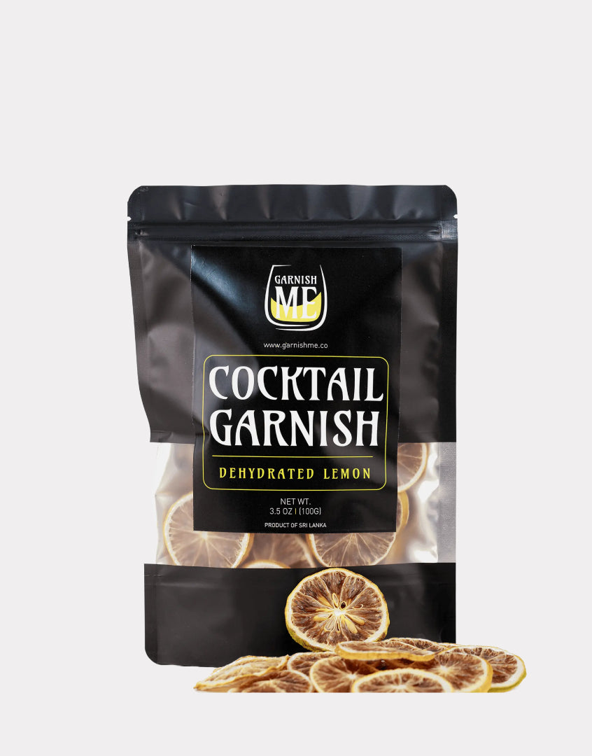 3.5 oz Dried Lemon Slices – Perfect for Cocktails & Garnishing ( 70+ Slices )